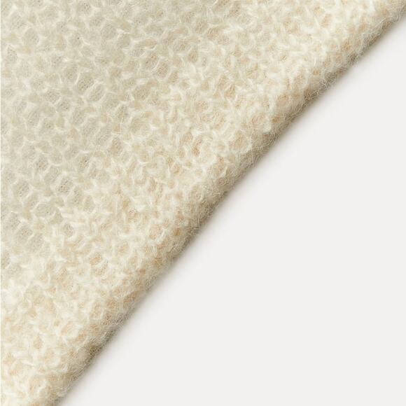 ZARA WOOL AND ALPACA BLEND DRAWSTRING WAIST KNIT SWEATER - Picture 14 of 14